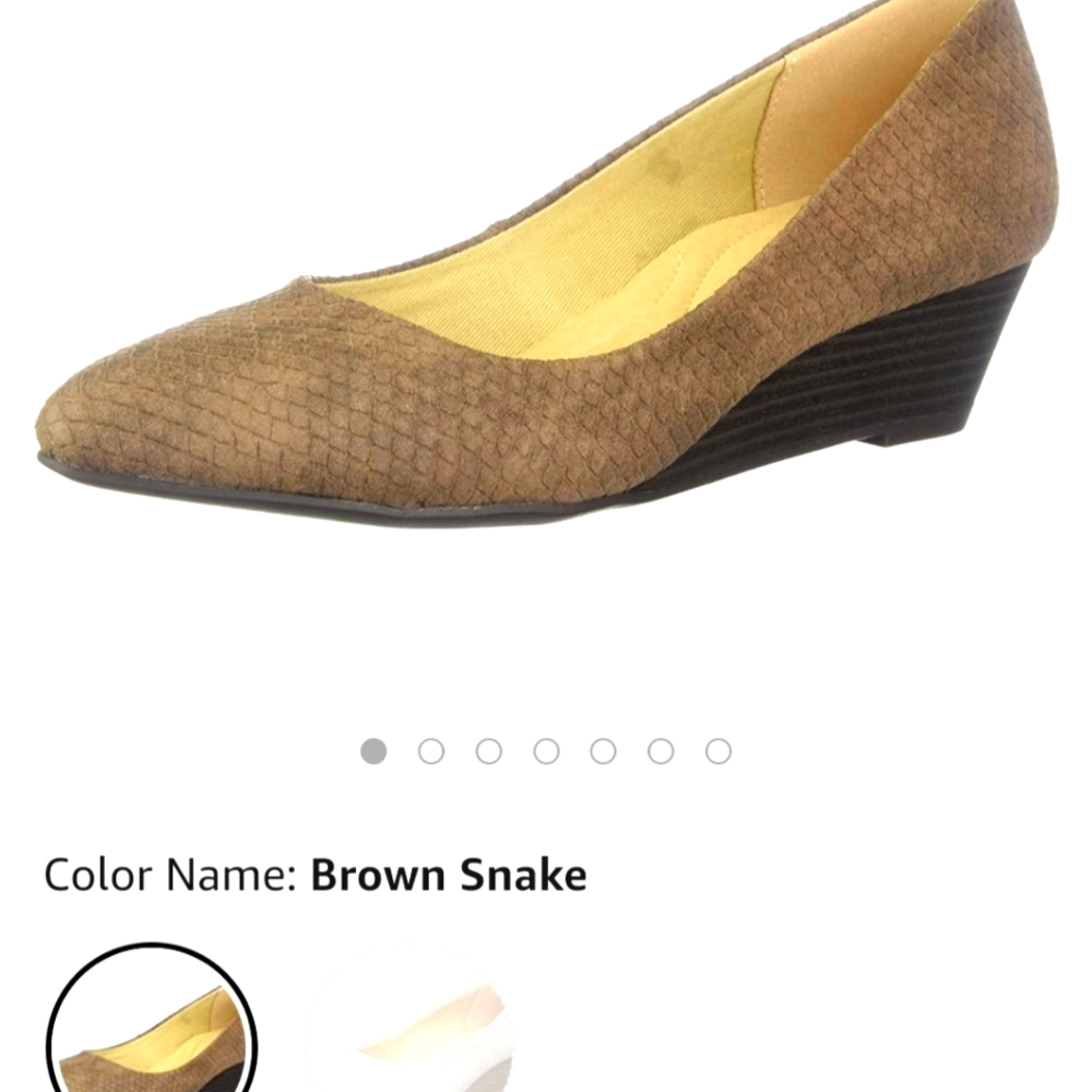Brown pumps